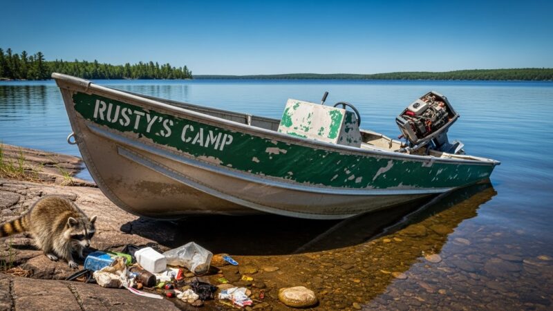 Quaint cabin on Lake Tetanus