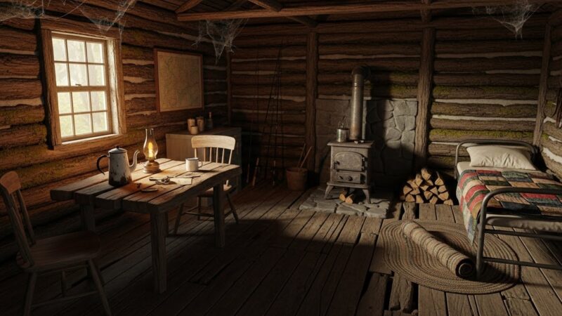 Quaint cabin on Lake Tetanus