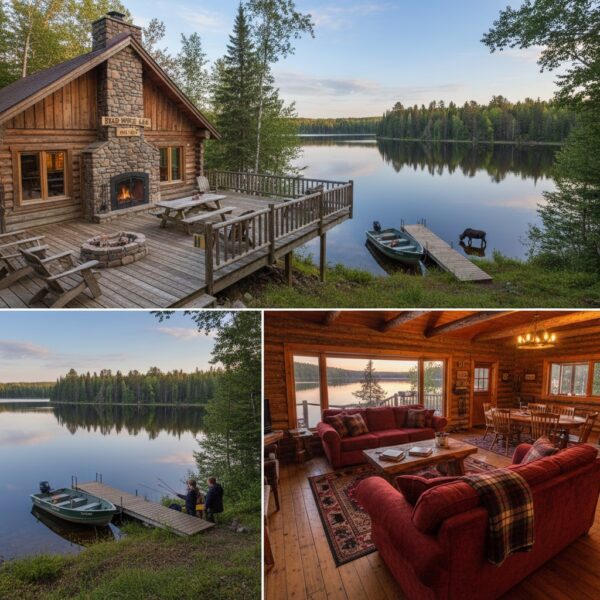 Spacious Lake View Cabin on Casino Lake (4-10 people)